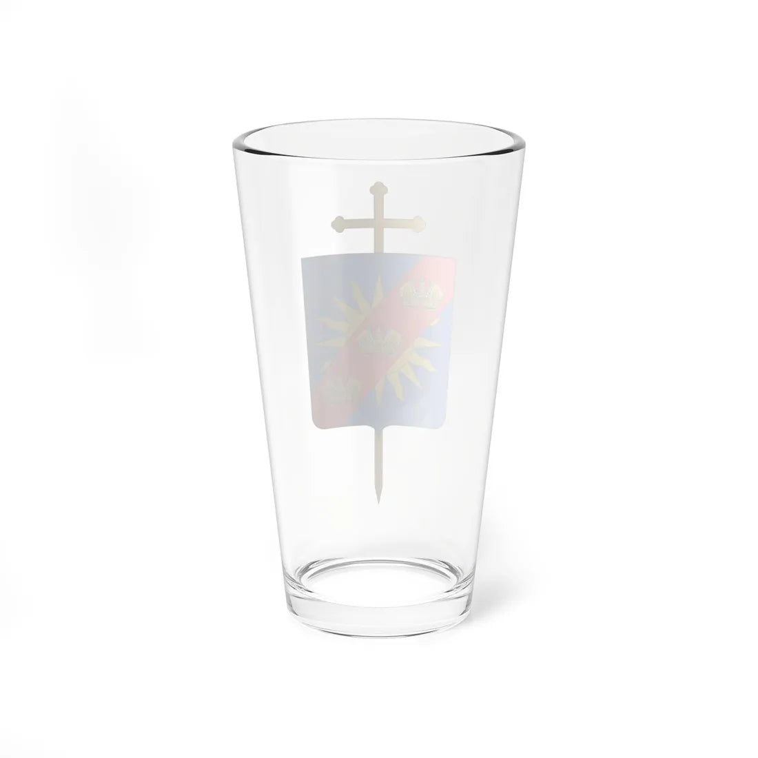 Escudo de la Diócesis de Cartago (Colombia) (Coat of Arms) Pint Glass 16oz - Go Mug Yourself