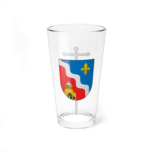 Escudo de la Diócesis de Cúcuta (Colombia) (Coat of Arms) Pint Glass 16oz 16oz - Go Mug Yourself