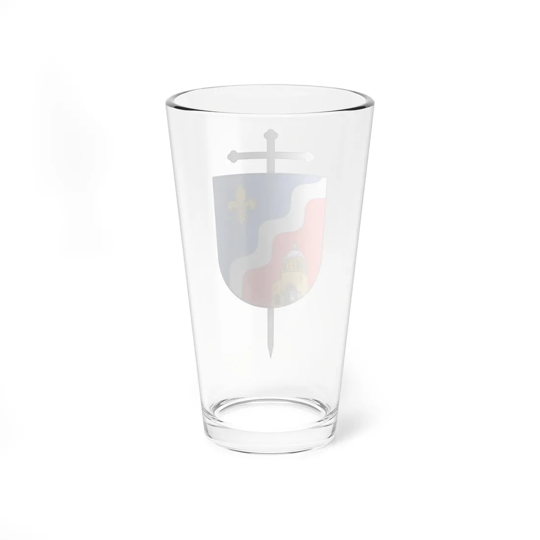 Escudo de la Diócesis de Cúcuta (Colombia) (Coat of Arms) Pint Glass 16oz - Go Mug Yourself