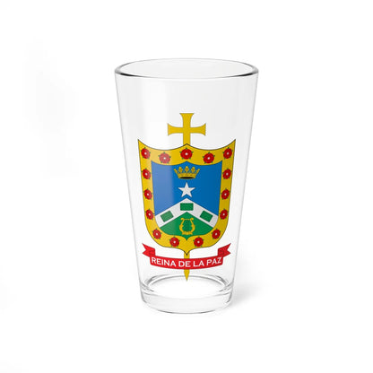 Escudo de la Diócesis de Chiquinquirá (Colombia) (Coat of Arms) Pint Glass 16oz 16oz - Go Mug Yourself