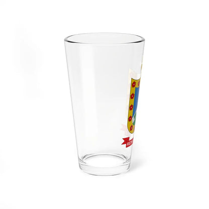 Escudo de la Diócesis de Chiquinquirá (Colombia) (Coat of Arms) Pint Glass 16oz - Go Mug Yourself
