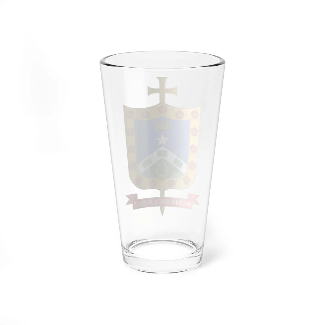 Escudo de la Diócesis de Chiquinquirá (Colombia) (Coat of Arms) Pint Glass 16oz - Go Mug Yourself