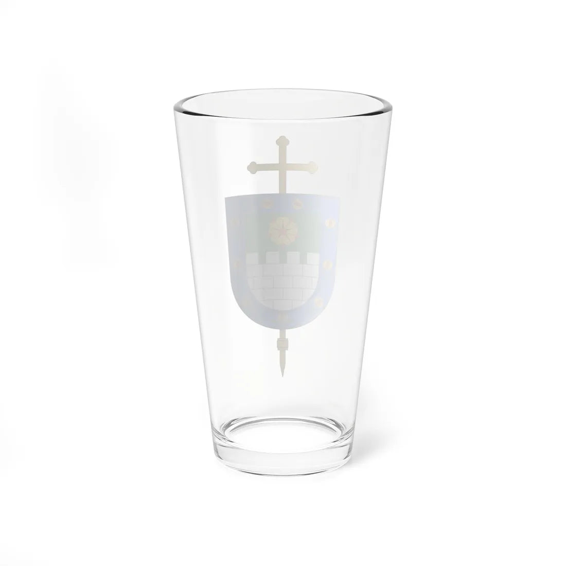 Escudo de la Diócesis de Facatativá (Colombia) (Coat of Arms) Pint Glass 16oz - Go Mug Yourself