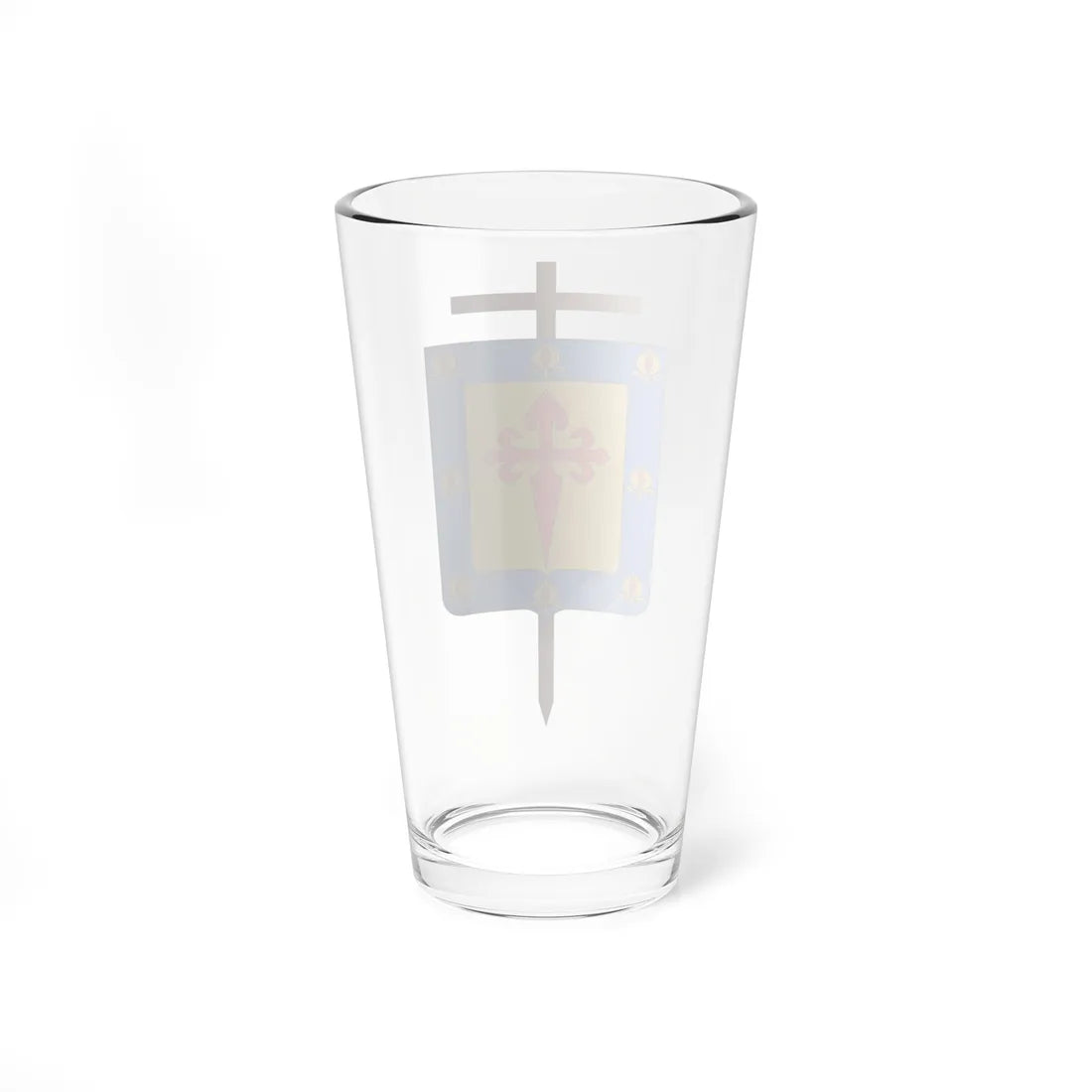 Escudo de la Diócesis de Fontibón (Colombia) (Coat of Arms) Pint Glass 16oz - Go Mug Yourself