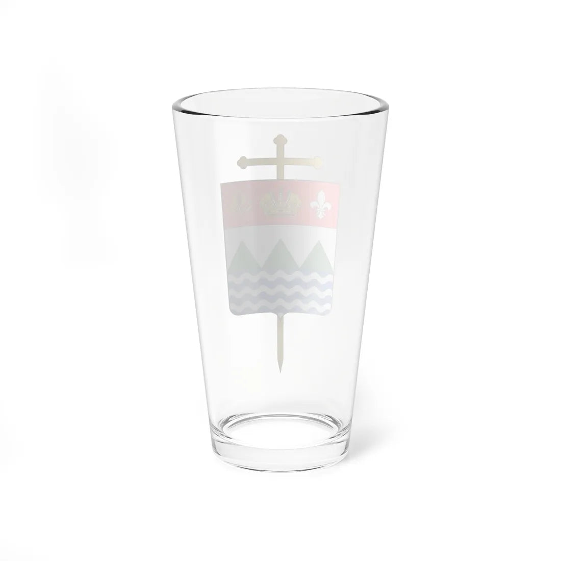 Escudo de la Diócesis de Garagoa (Colombia) (Coat of Arms) Pint Glass 16oz - Go Mug Yourself