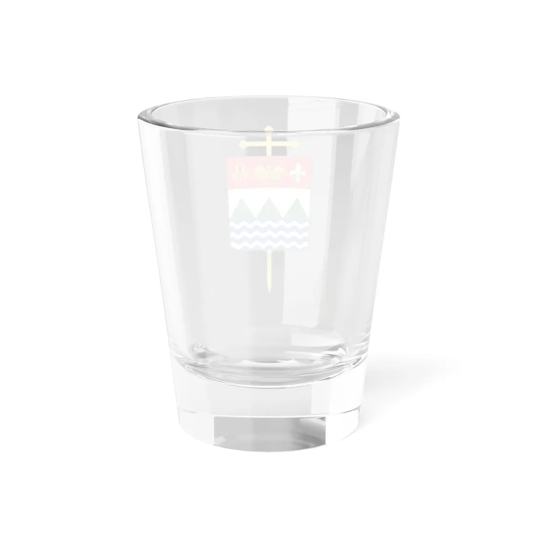 Escudo de la Diócesis de Garagoa (Colombia) (Coat of Arms) Shot Glass 1.5oz - Go Mug Yourself