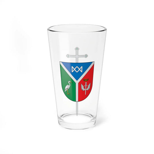 Escudo de la Diócesis de Garzón (Colombia) (Coat of Arms) Pint Glass 16oz 16oz - Go Mug Yourself