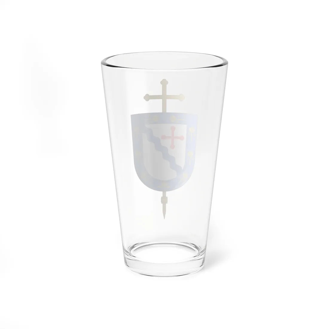 Escudo de la Diócesis de Girardot (Colombia) (Coat of Arms) Pint Glass 16oz - Go Mug Yourself