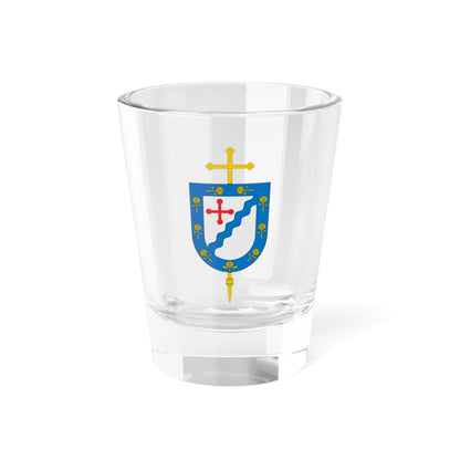 Escudo de la Diócesis de Girardot (Colombia) (Coat of Arms) Shot Glass 1.5oz 1.5oz - Go Mug Yourself