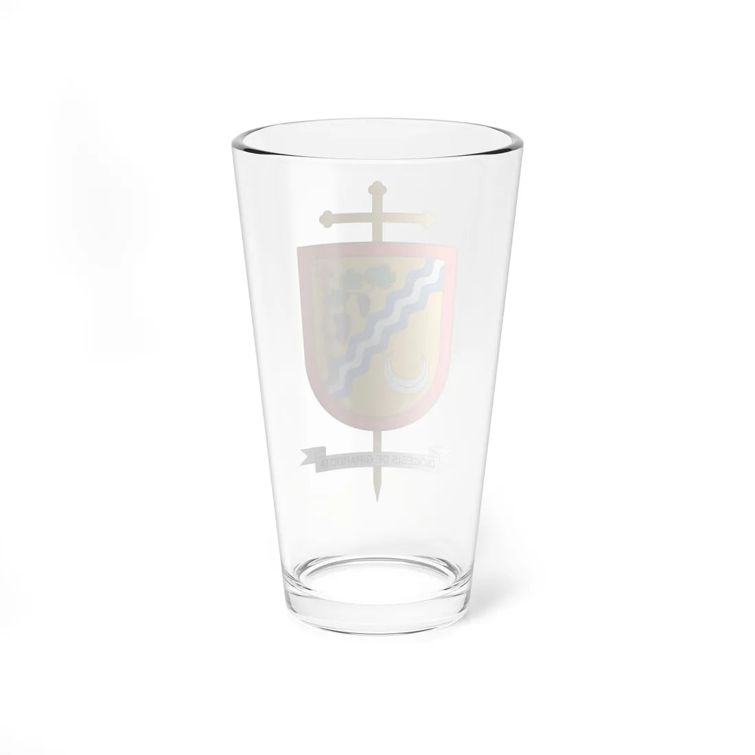 Escudo de la Diócesis de Girardota (Colombia) (Coat of Arms) Pint Glass 16oz - Go Mug Yourself