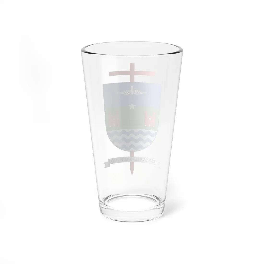 Escudo de la Diócesis de Istmina - Tadó (Colombia) (Coat of Arms) Pint Glass 16oz - Go Mug Yourself