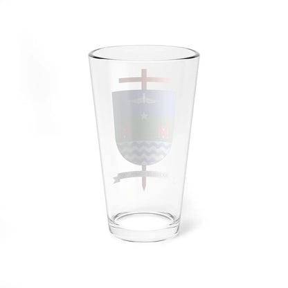 Escudo de la Diócesis de Istmina - Tadó (Colombia) (Coat of Arms) Pint Glass 16oz - Go Mug Yourself