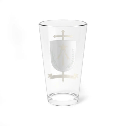 Escudo de la Diócesis de Líbano-Honda (Colombia) (Coat of Arms) Pint Glass 16oz - Go Mug Yourself