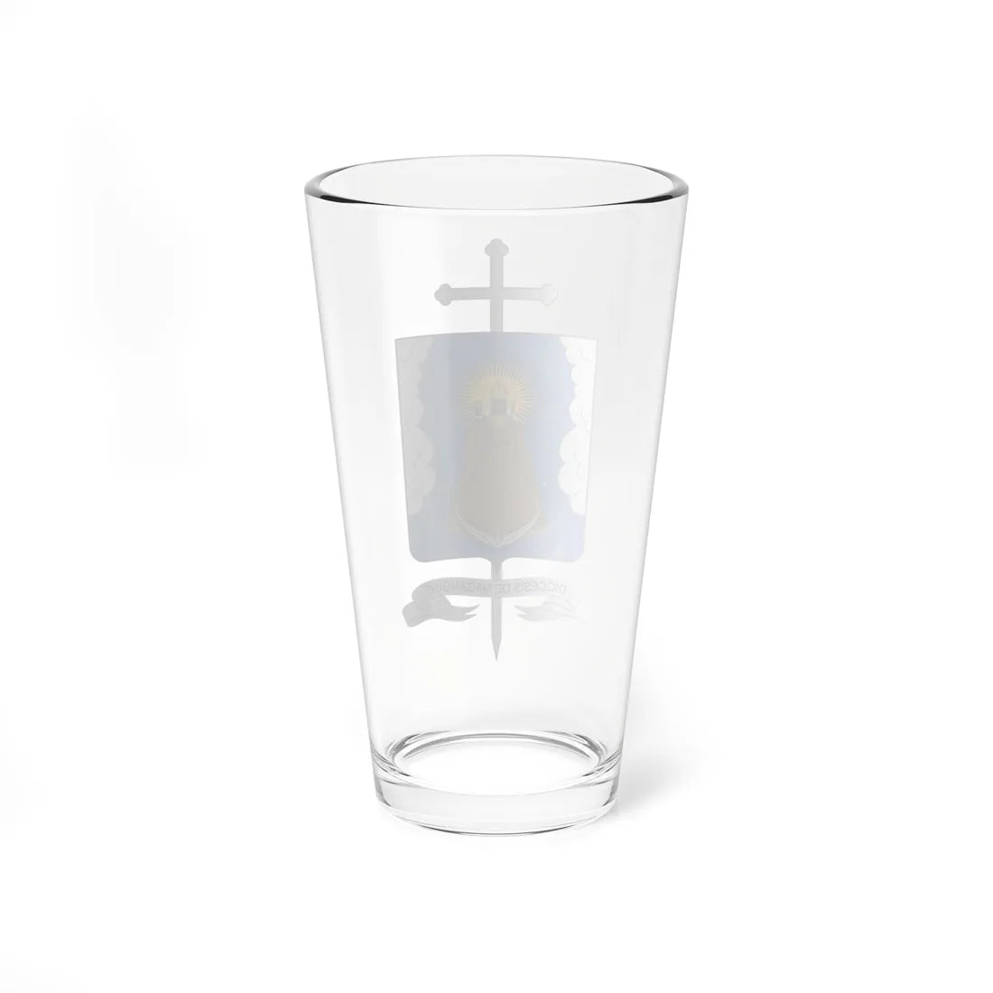 Escudo de la Diócesis de Magangué (Colombia) (Coat of Arms) Pint Glass 16oz - Go Mug Yourself