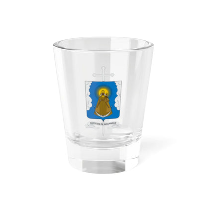 Escudo de la Diócesis de Magangué (Colombia) (Coat of Arms) Shot Glass 1.5oz 1.5oz - Go Mug Yourself