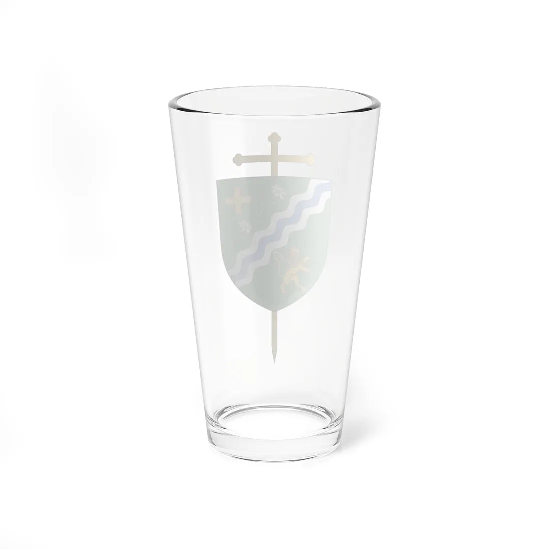 Escudo de la Diócesis de Montería (Colombia) (Coat of Arms) Pint Glass 16oz - Go Mug Yourself