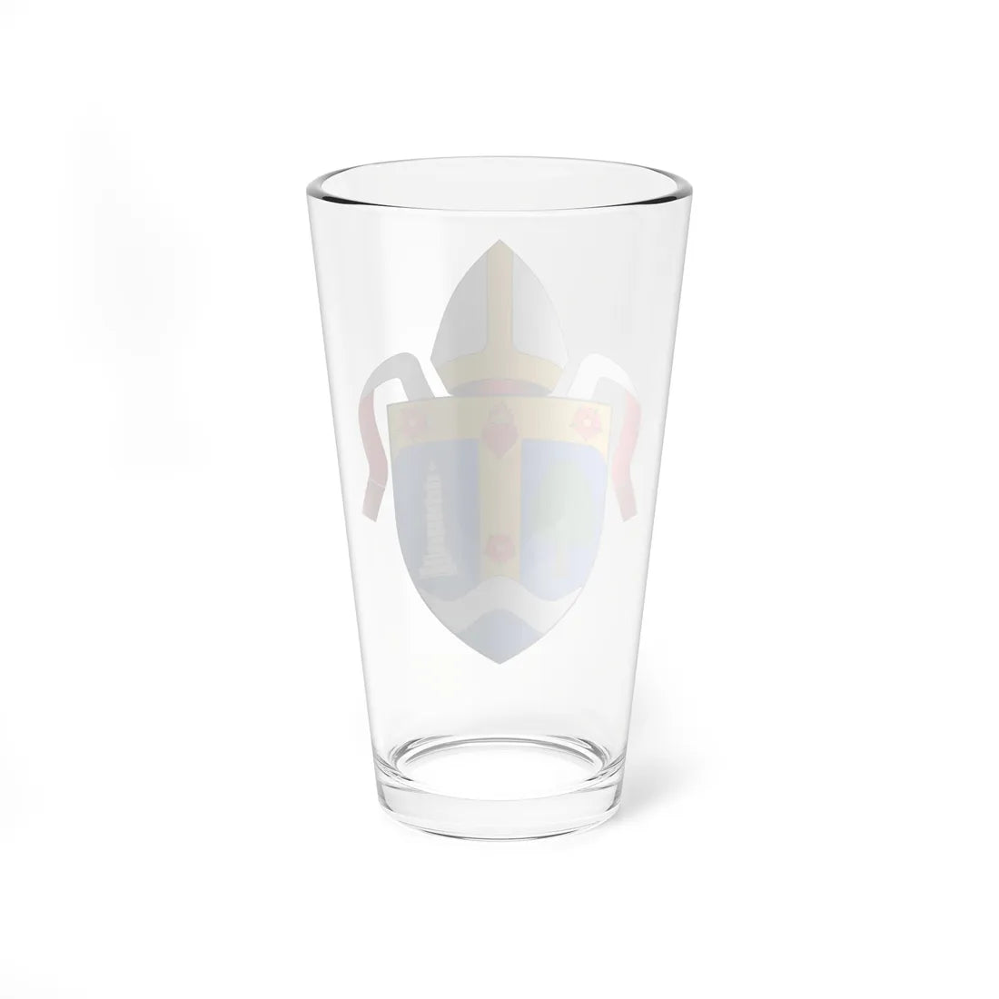 Escudo de la Diócesis de Ocaña (Colombia) (Coat of Arms) Pint Glass 16oz - Go Mug Yourself