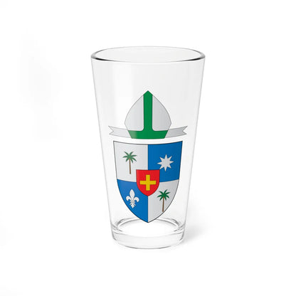 Escudo de la Diócesis de Palmira (Colombia) (Coat of Arms) Pint Glass 16oz 16oz - Go Mug Yourself