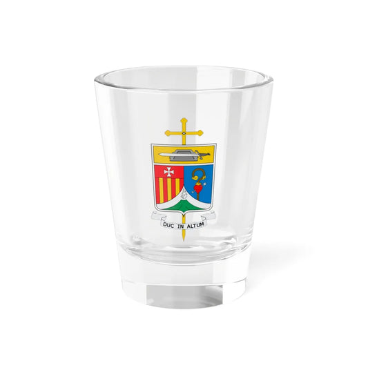 Escudo de la Diócesis de Pasto (Colombia) (Coat of Arms) Shot Glass 1.5oz 1.5oz - Go Mug Yourself