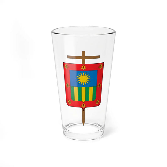 Escudo de la Diócesis de Soacha (Colombia) (Coat of Arms) Pint Glass 16oz 16oz - Go Mug Yourself