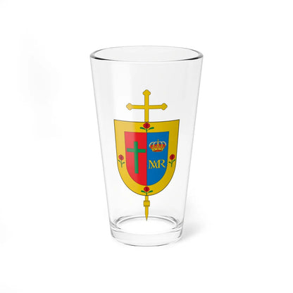 Escudo de la Diócesis de Socorro y San Gil (Colombia) (Coat of Arms) Pint Glass 16oz 16oz - Go Mug Yourself