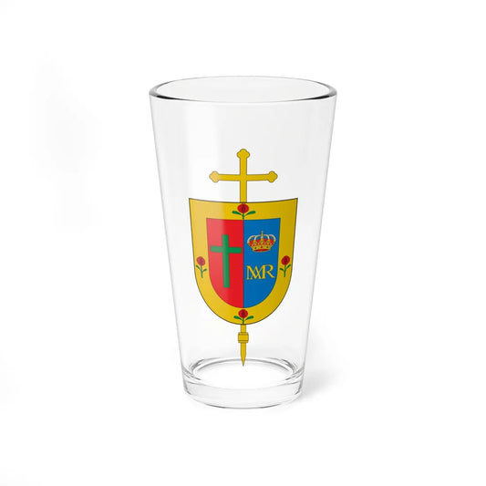Escudo de la Diócesis de Socorro y San Gil (Colombia) (Coat of Arms) Pint Glass 16oz 16oz - Go Mug Yourself