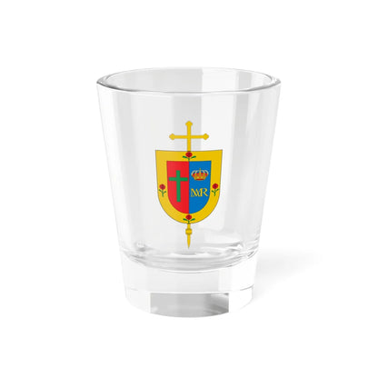 Escudo de la Diócesis de Socorro y San Gil (Colombia) (Coat of Arms) Shot Glass 1.5oz 1.5oz - Go Mug Yourself