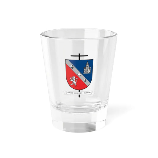 Escudo de la Diócesis de Sonsón-Rionegro oficial (Colombia) (Coat of Arms) Shot Glass 1.5oz 1.5oz - Go Mug Yourself