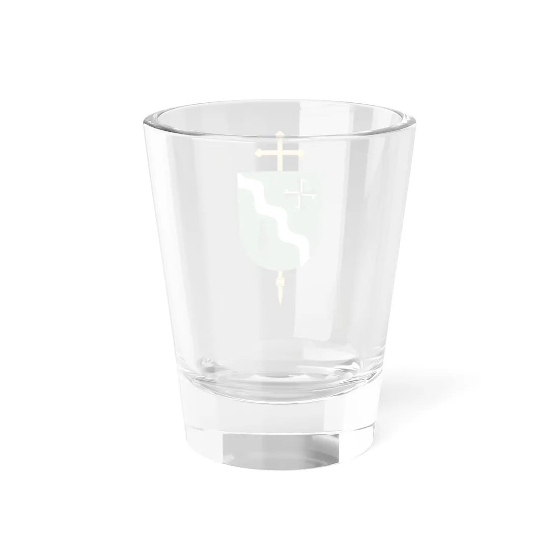 Escudo de la Diócesis de Tibú (Colombia) (Coat of Arms) Shot Glass 1.5oz - Go Mug Yourself