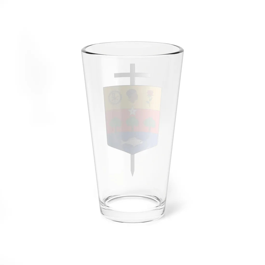 Escudo de la Diócesis de Tumaco (Colombia) (Coat of Arms) Pint Glass 16oz - Go Mug Yourself