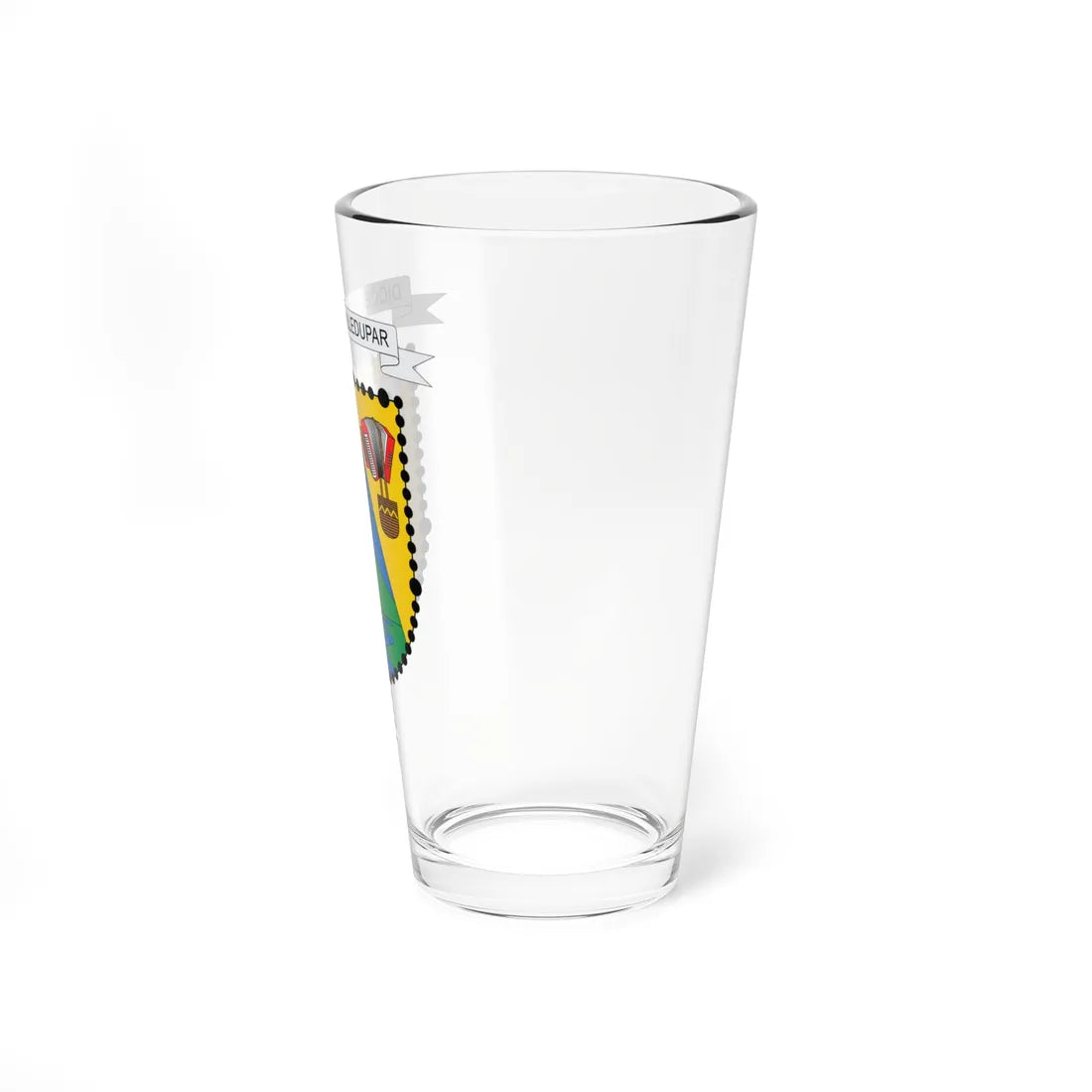 Escudo de la Diócesis de Valledupar (Colombia) (Coat of Arms) Pint Glass 16oz - Go Mug Yourself