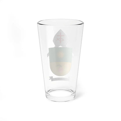Escudo de la Diócesis de Vélez (Colombia) (Coat of Arms) Pint Glass 16oz - Go Mug Yourself