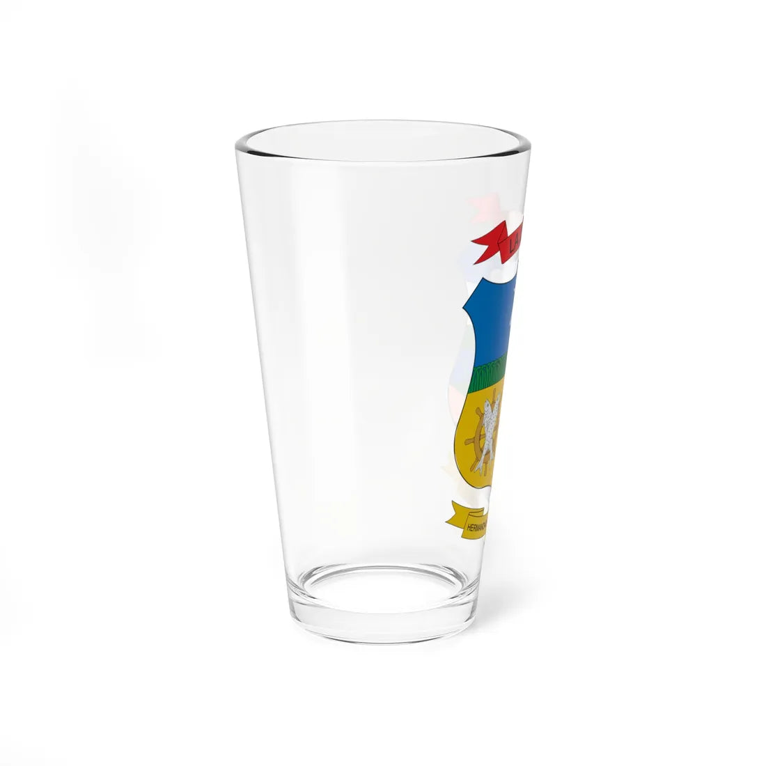 Escudo de La Dorada Caldas (Colombia) (Coat of Arms) Pint Glass 16oz - Go Mug Yourself