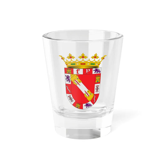 Escudo de La Española Antillas Mayores (Costa Rica) (Coat of Arms) Shot Glass 1.5oz 1.5oz - Go Mug Yourself