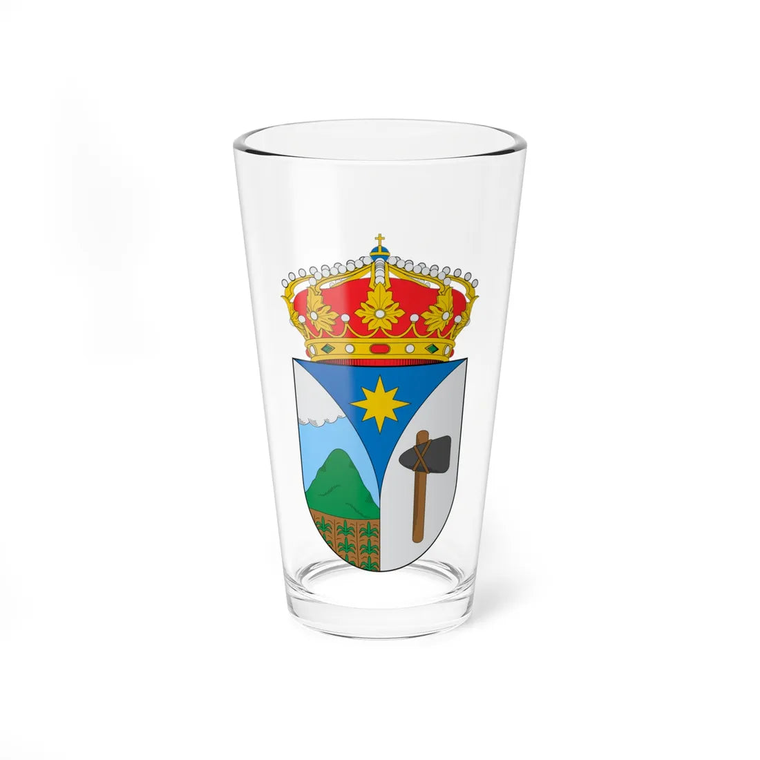 Escudo de La Estrella Antioquia (Colombia) (Coat of Arms) Pint Glass 16oz 16oz - Go Mug Yourself