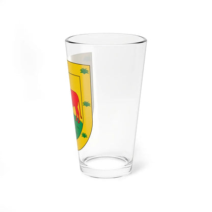 Escudo de la familia Borja (Spain) (Coat of Arms) Pint Glass 16oz - Go Mug Yourself
