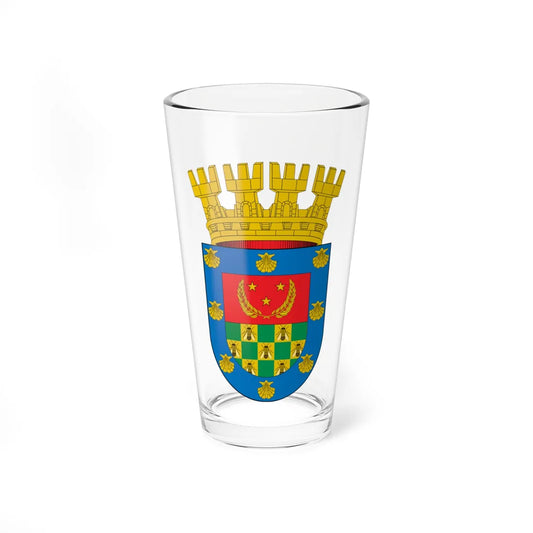 Escudo de La Granja Chile (Chile) (Coat of Arms) Pint Glass 16oz 16oz - Go Mug Yourself