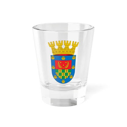 Escudo de La Granja Chile (Chile) (Coat of Arms) Shot Glass 1.5oz 1.5oz - Go Mug Yourself