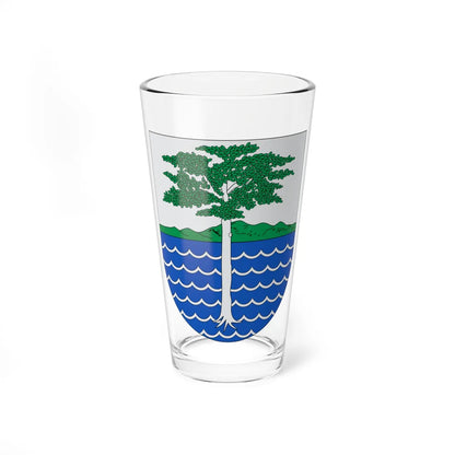 Escudo de la Guinea Portuguesa y Española (Portugal) (Coat of Arms) Pint Glass 16oz 16oz - Go Mug Yourself