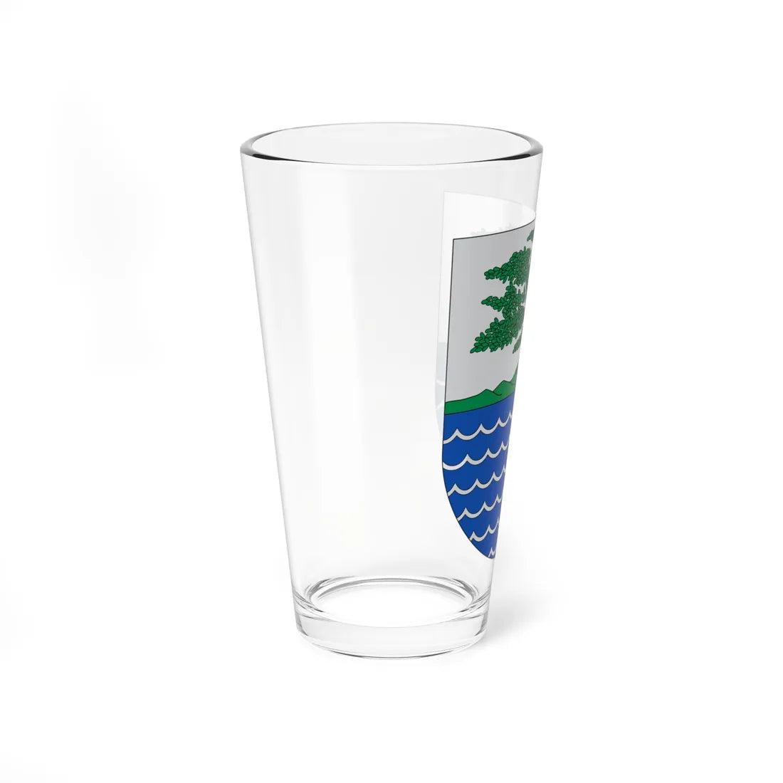 Escudo de la Guinea Portuguesa y Española (Portugal) (Coat of Arms) Pint Glass 16oz - Go Mug Yourself