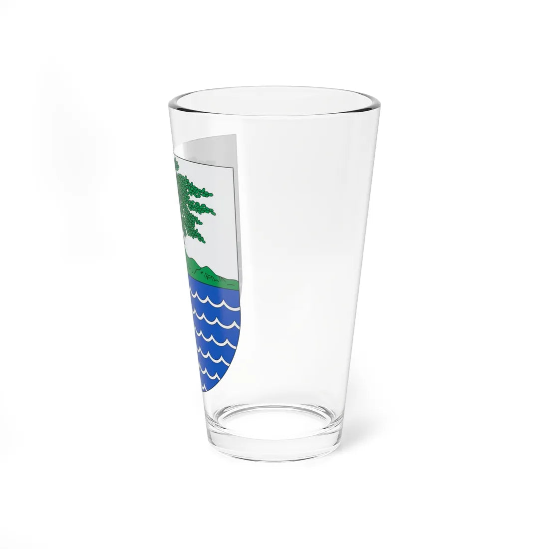 Escudo de la Guinea Portuguesa y Española (Portugal) (Coat of Arms) Pint Glass 16oz - Go Mug Yourself