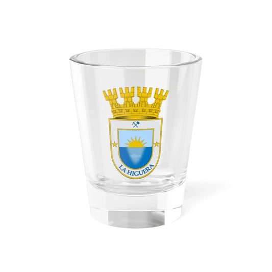 Escudo de La Higuera (Chile) (Coat of Arms) Shot Glass 1.5oz 1.5oz - Go Mug Yourself