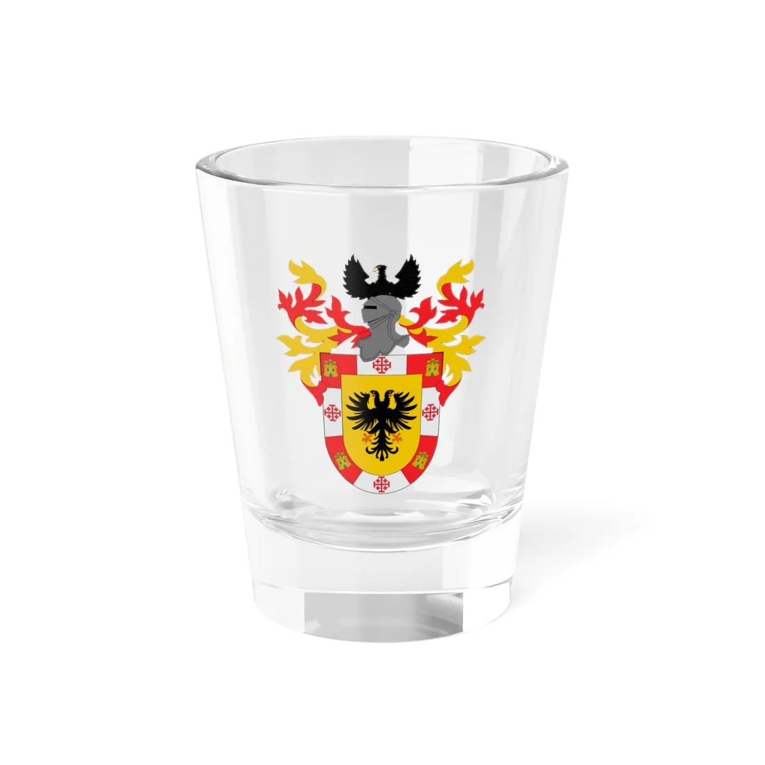 Escudo de La Imperial (Chile) (Coat of Arms) Shot Glass 1.5oz 1.5oz - Go Mug Yourself