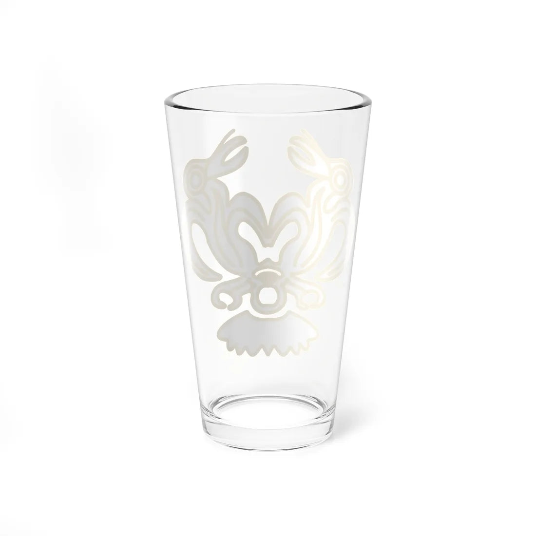 Escudo de la Isla de Pascua (Chile) (Coat of Arms) Pint Glass 16oz - Go Mug Yourself