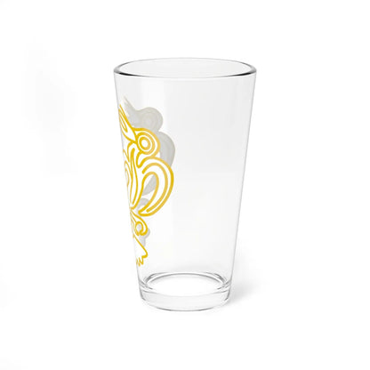 Escudo de la Isla de Pascua (Chile) (Coat of Arms) Pint Glass 16oz - Go Mug Yourself