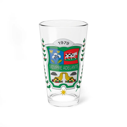 Escudo de La Jagua de Ibirico (Colombia) (Coat of Arms) Pint Glass 16oz 16oz - Go Mug Yourself