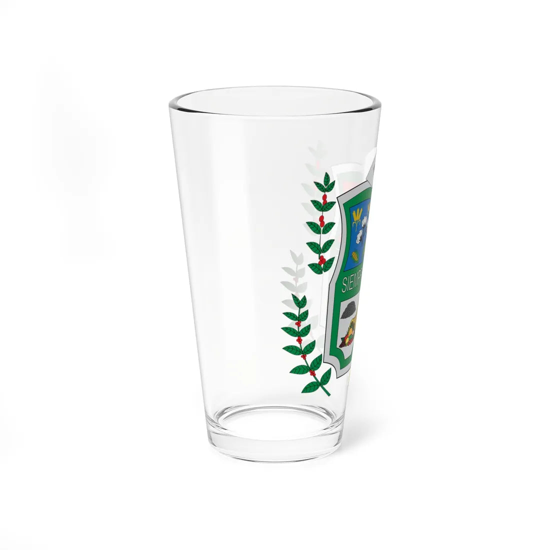 Escudo de La Jagua de Ibirico (Colombia) (Coat of Arms) Pint Glass 16oz - Go Mug Yourself