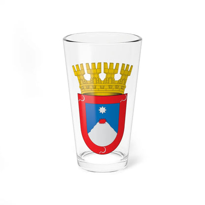 Escudo de La Ligua (Chile) (Coat of Arms) Pint Glass 16oz 16oz - Go Mug Yourself