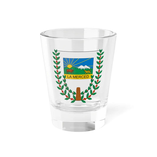 Escudo de La Merced Caldas (Colombia) (Coat of Arms) Shot Glass 1.5oz 1.5oz - Go Mug Yourself