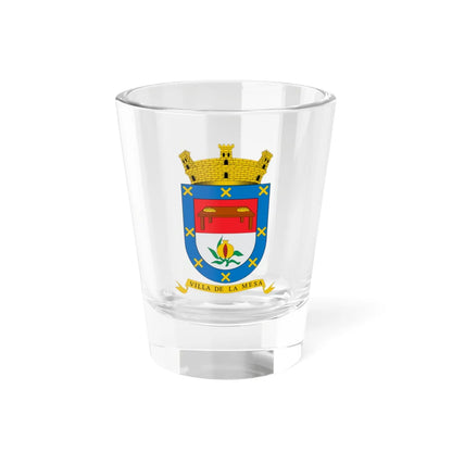 Escudo de La Mesa Cundinamarca (Colombia) (Coat of Arms) Shot Glass 1.5oz 1.5oz - Go Mug Yourself